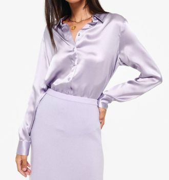 Cami NYC Crosby Blouse In Moonflower