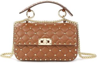 Tiffany & Fred Quilted & Studded Leather Crossbody