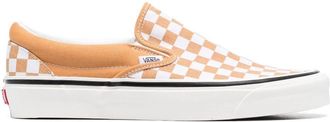 Vans check slip-on sneakers - men - Canvas/Rubber - 9.5 - Neutrals