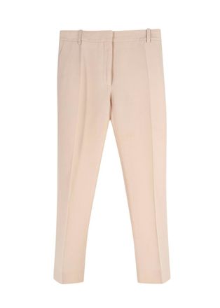 Valentino Garavani Valentino Cream Tailored Cropped Trousers Size XXS