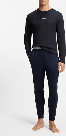 BOSS Holiday Long Pajama Set in Dark Blue at Nordstrom, Size Xx-Large