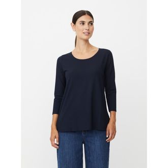 Masai MaCecille 3/4 Sleeve T-Shirt in Navy at Nordstrom, Size Xx-Large
