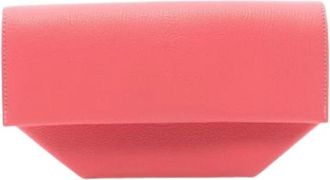 Herm&egrave;s Pre-owned Clutch Bag - Dames - Vintage Clutch - Roze - ONE Size - Leer - Vintage