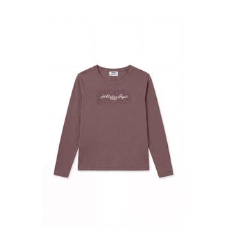 Freddy T-shirt Donna Manica Lunga Dettaglio Posteriore con Spacco