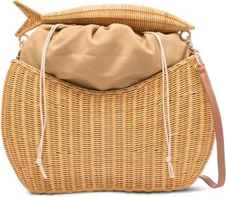 Serpui Fish Wicker Tote Bag