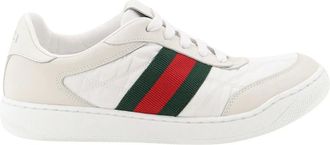 Gucci Screener Sneaker - Dames - Schoenen - Wit - Maat: 37 1/2 EU Leer