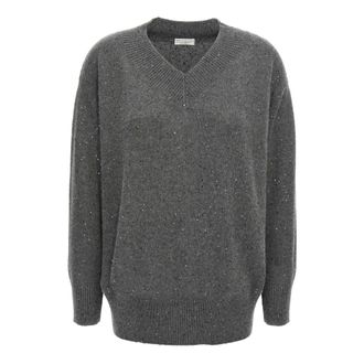 Brunello Cucinelli Mujer, Jerseys, Gris, Talla: XS