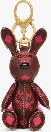 MCM Aren Rabbit Charm in Visetos in Cinnamon at Nordstrom