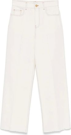 Giambattista Valli Jeans con bordi sfrangiati - Bianco