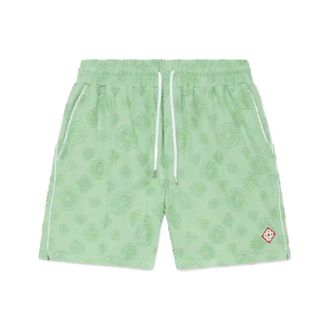 Casablanca Casual Shorts, male, Green, Size: XL Short Casablanca