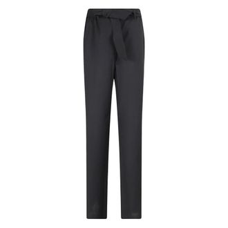 Max Mara Dames, Broeken, Blauw, Maat: S