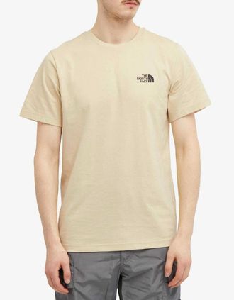 The North Face Mens The North Face Simple Dome T-Shirt Gravel - Tan - Size: 36
