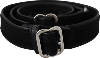 Gianfranco Ferre Taille Riem - unisex - Riemen - Zwart - ONE Size - Katoen - Accessoires