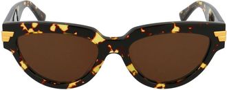 Bottega Veneta Zonnebril - Dames - Zonnebrillen - Bruin - 55 MM - Accessoires