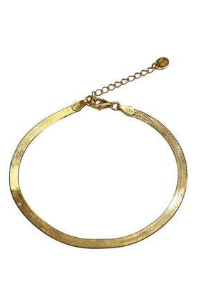 Argento Vivo Herringbone Chain Bracelet in Gold at Nordstrom
