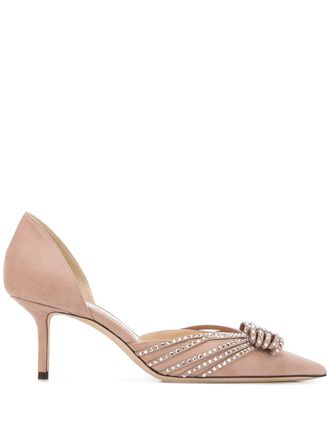 Jimmy Choo London Pumps Kaitence con decorazione - Toni neutri