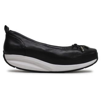 Mbt Skura Nappa Leather Womens Comfort Shoes - Black - Size:UK 3.5
