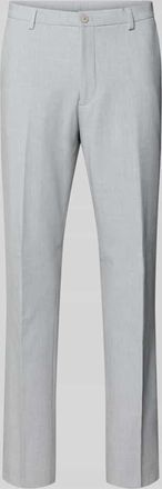 Mc Neal Slim Fit Stoffhose mit französischen Eingrifftaschen in Hellgrau, Größe 28