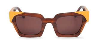 Mr.Boho Frelard ZG27-08 Mens Sunglasses Brown Size 49