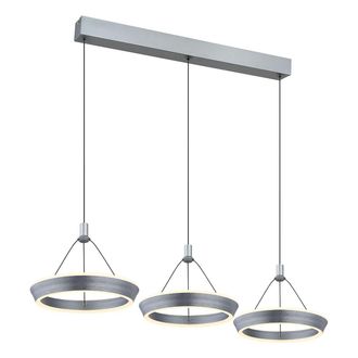 Globo Lighting L&aacute;mpara Colgante - Ferra - Gris - Metal - Gran L&aacute;mpara De - Globo