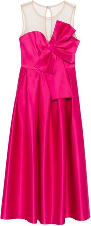 Nissa Abito midi con fiocco - Rosa