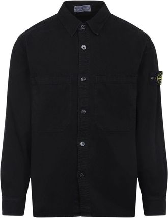 Stone Island Organic Cotton Shirt-Uomo
