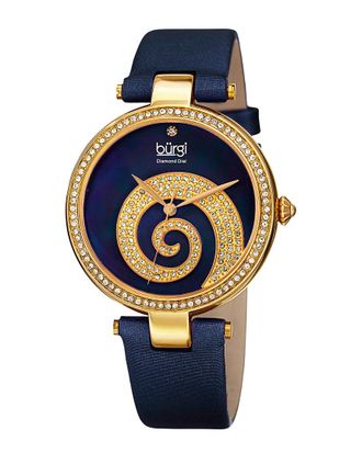 B&uuml;rgi Burgi Womens Swarovski Crystal Accent Watch
