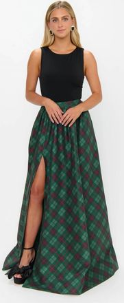Show me your Mumu Monroe Maxi Skirt In Mistletoe Plaid