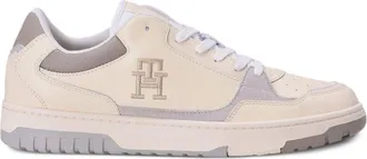 Tommy Hilfiger fine cleat basketball sneakers - men - Rubber/Calf Leather/Fabric - 11.5 - Neutrals