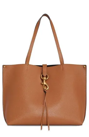 Rebecca Minkoff Megan Leather Tote in Caramello/Caramello at Nordstrom
