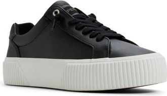 Sperry Top-Sider Bermuda Platform Sneaker in Black Leather Smooth at Nordstrom, Size 6.5