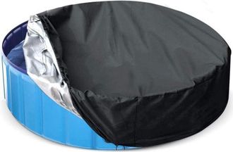 OEM Cubierta Redonda Para Piscina - Tela Oxford 210d Impermeable - Protecci&oacute;n Contra Hojas Y Residuos - Di&aacute;metro 400 Cm