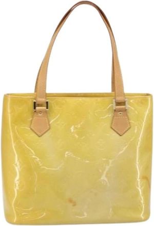 Louis Vuitton Pre-owned Vintage Canvas Tote Bag - Dames - Vintage Shopper - Geel - ONE Size - Vintage
