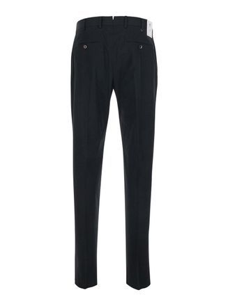 Pantaloni Torino Mens Trousers Union 1 Pince Cotone Black Cotton