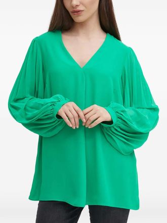 Joseph Ribkoff Blusa con scollo a V - Verde