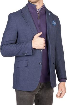 Tailorbyrd Slub Textured Sport Coat in Navy at Nordstrom Rack, Size 44 Short