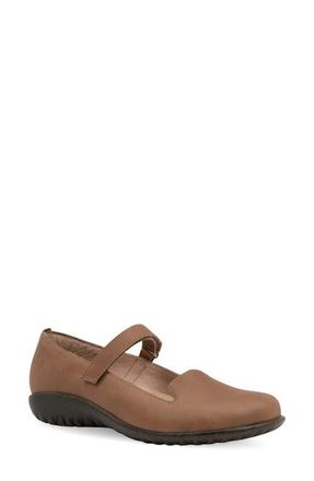 Naot Purini Mary Jane Flat in Latte Brown Leather at Nordstrom, Size 11Us