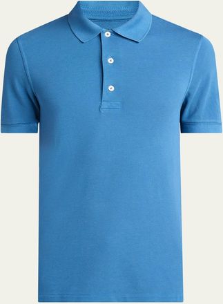 Tom Ford Mens Lyocell Pique Polo Shirt