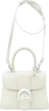 Delvaux Pre-owned BOX Calf mini bag - Dames - Vintage Mini Tas - Beige - ONE Size - Leer - Vintage