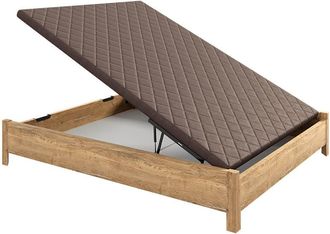 Colchones Aznar Canap&eacute; Abatible Arc&oacute;n De Madera Con Patas Y Tirador Embutido Altura 34 Cm 150x190 Cm - Estepa