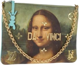 Louis Vuitton Pre-owned Clutches, female, Green, Size: ONE SIZE Pre-owned Vintage Clutch Bag