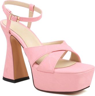 Generic Womens High Heeled Wedding Dress Shoes Open Toe Slingback Bridal Sandals Ankle Strap Bridesmaid Pumps with Buckle,Pink,5.5 UK