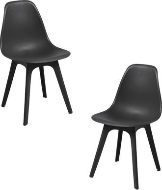Regalos Miguel Packs Sillas Comedor - Pack 2 Sillas Kelen Suprym - Negro
