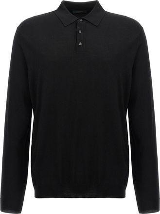 Zanone Wool Polo Shirt