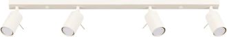 Wonderlamp L&aacute;mpara de techo beige con 4 focos orientables 80cm