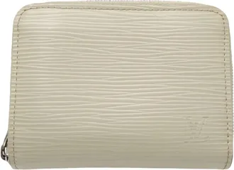 Louis Vuitton Epi Lv Off White Epi Leather Coin Purse/Coin Case (Pre-Owned)