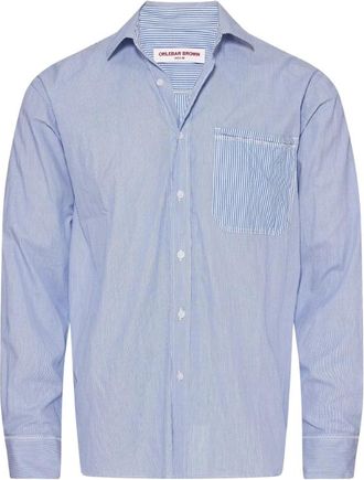 Orlebar Brown Grasmoor Classic Stripe-277039-Signal Blue/white