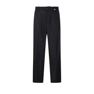 Myths Lange broek - Heren - Broeken - Grijs - Maat: M Leer