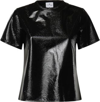 Courr&egrave;ges Donna, Top, Nero, S, new