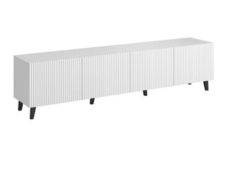 Mirjan24 Mobilier1 - Mueble Tv Levmari 103, Blanco, N&uacute;mero De Puertas: 0, N&uacute;mero De Cajones: 0, 201x52x40cm